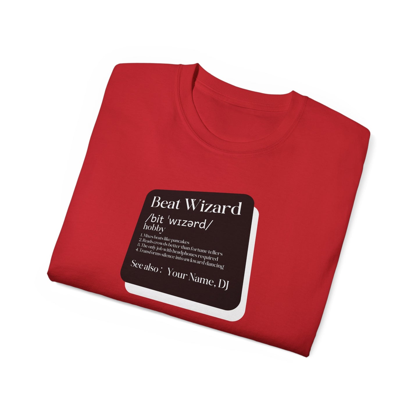 Beat Wizard DJing Humor T-Shirt - Perfect for Party Starters