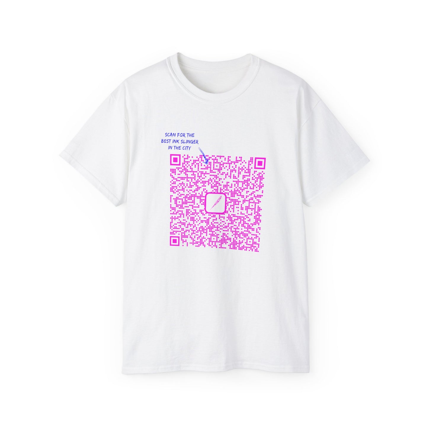 T-shirt for a calligrapher - Scan for the Best Calligrapher in the City: Ink Master Edition
