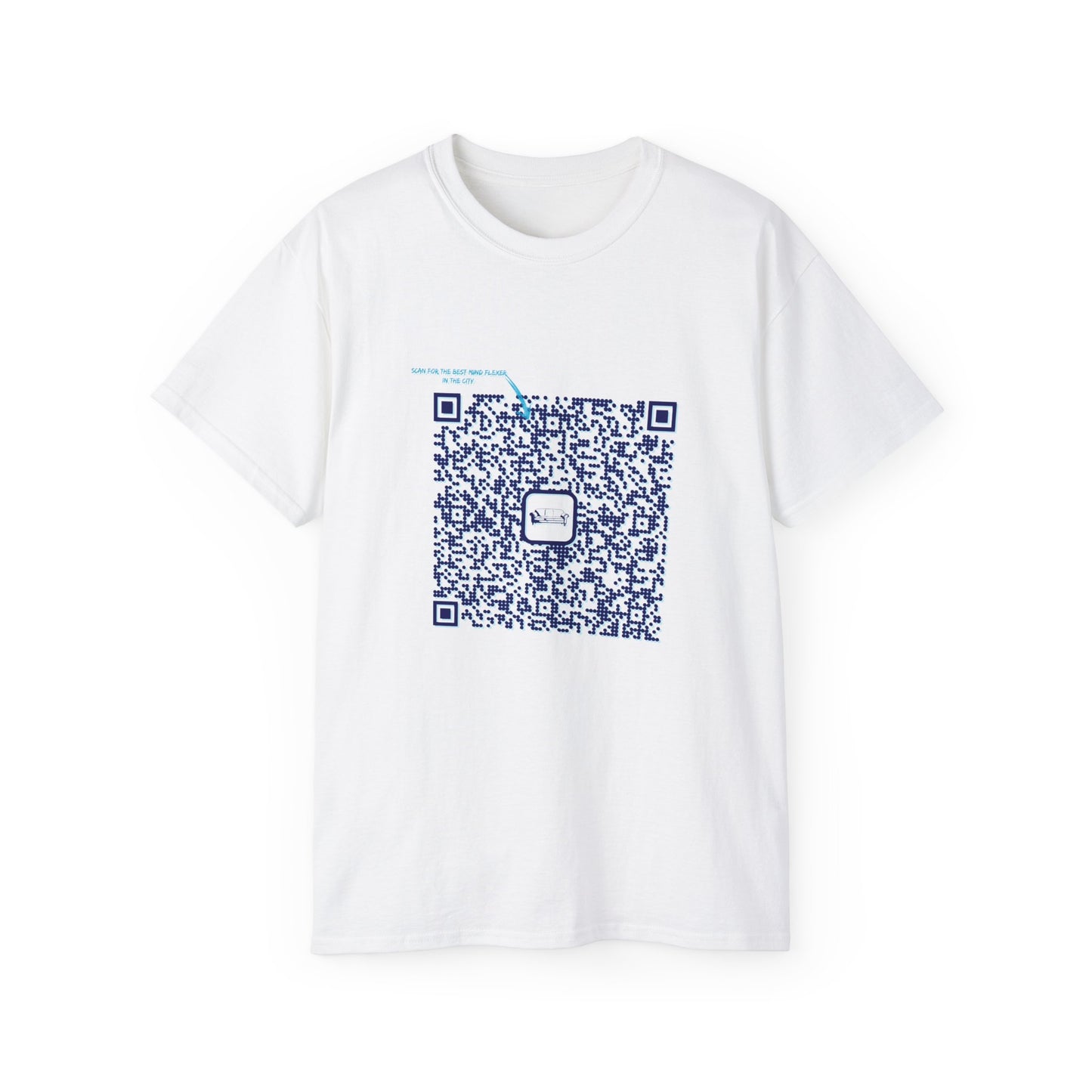T-shirt for a clinical psychologist - Scan for the best mind flexer in the city: Clinical Psychologist Edition
