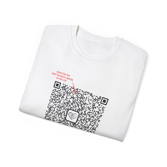 T-shirt for a lawyer - Scan for the Best Lawyer in the City: QR Code Edition