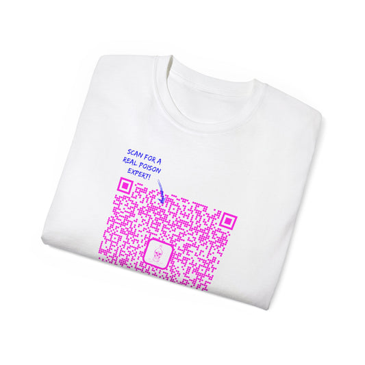 T-shirt for toxicologist - Scan for a real poison expert! Toxicologist T-Shirt for Social Networking
