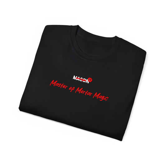 T-shirt for a mason - Mason Master of Mortar Magic Tee for the Crafty Builder