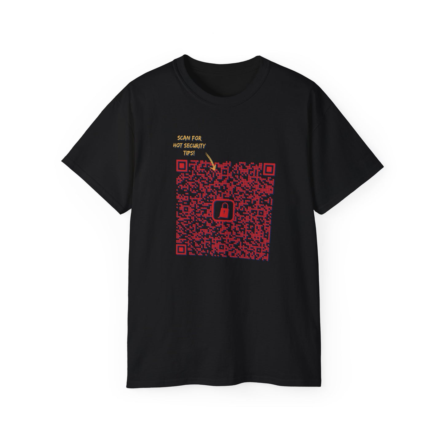 T-shirt for a cybersecurity expert - Scan for Hot Tips from a Cybersecurity Expert!