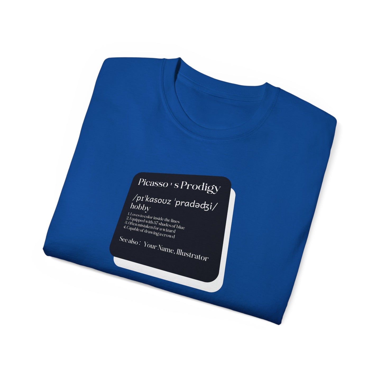 T-shirt for drawing - Picasso's Prodigy Drawing Enthusiast Tee