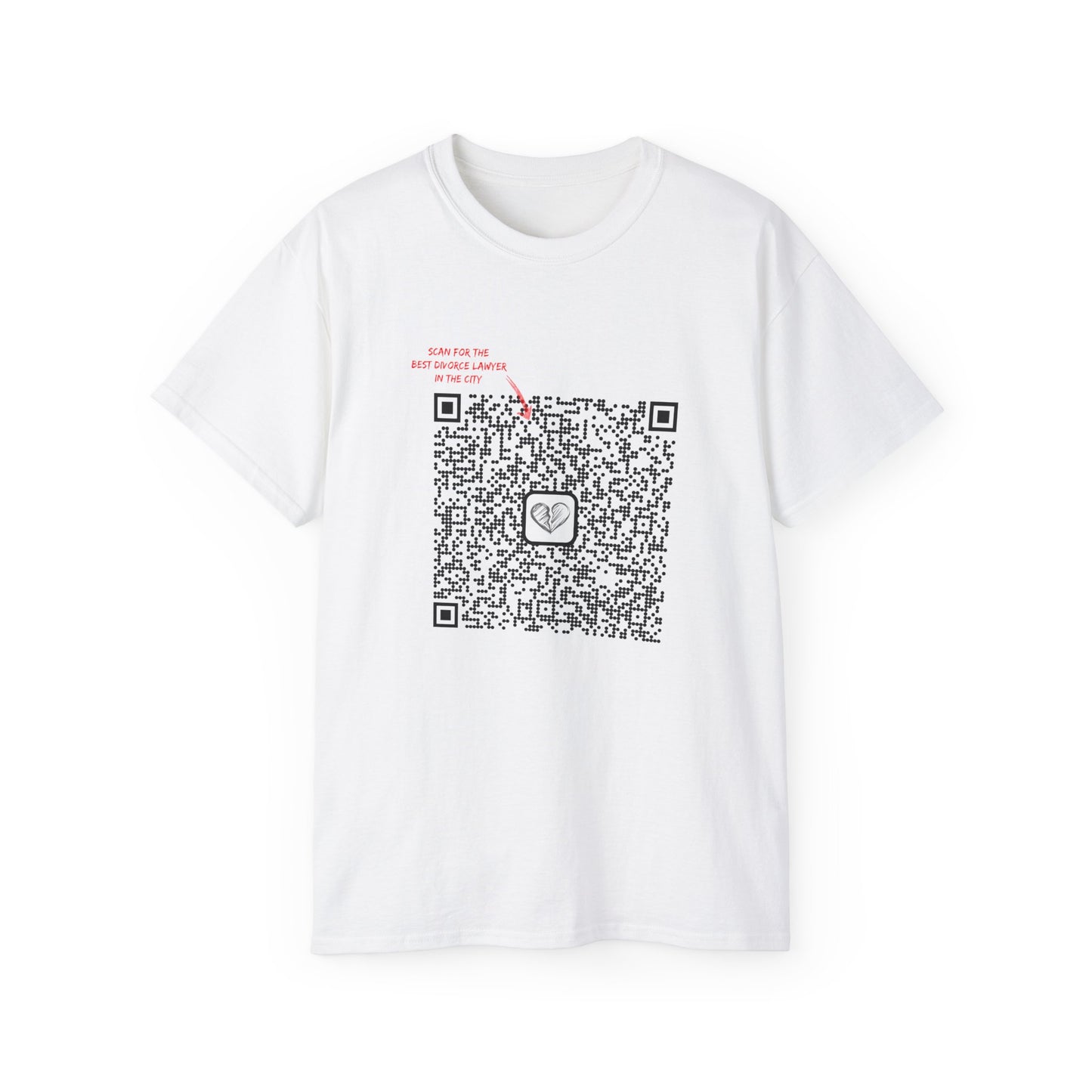 T-shirt for a lawyer - Scan for the Best Lawyer in the City: QR Code Edition