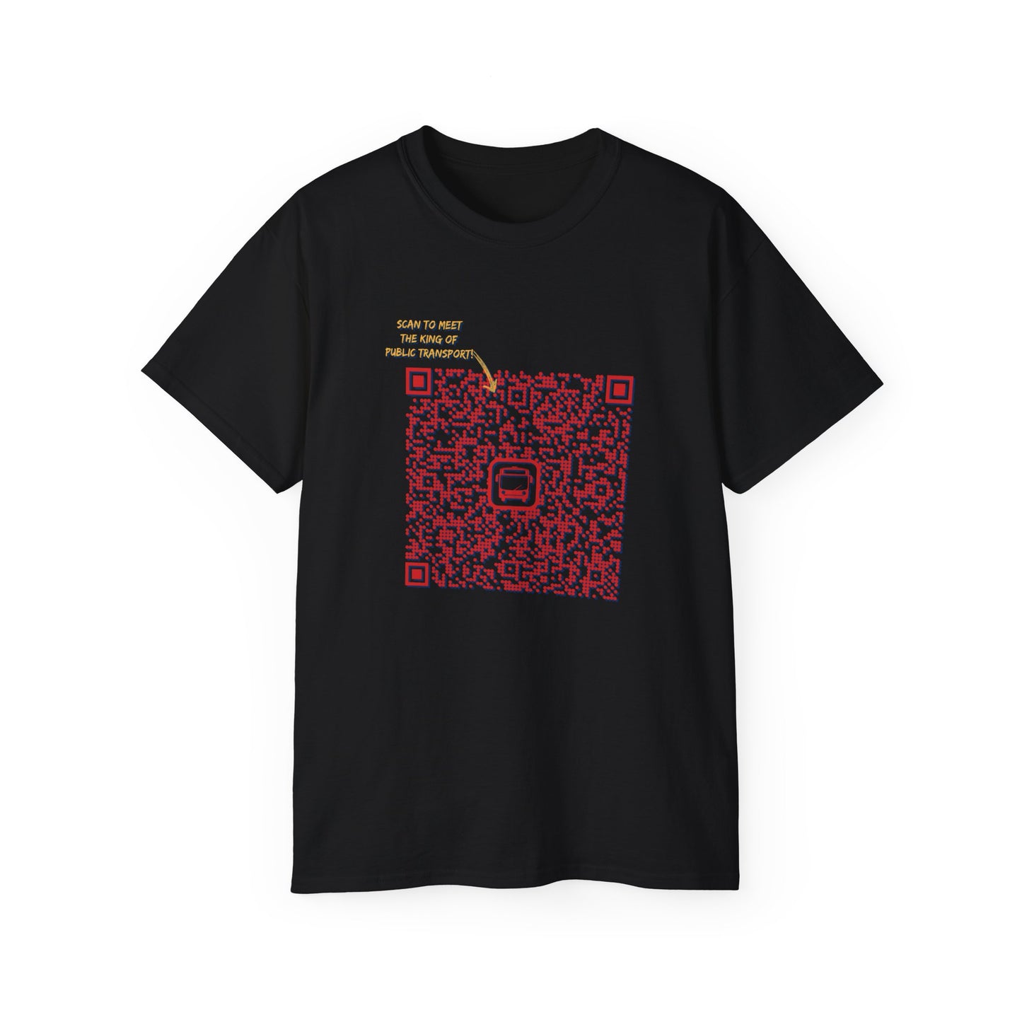 T-shirt for Bus Driver - Scan to meet the king of public transport! Bus Driver QR Code T-Shirt