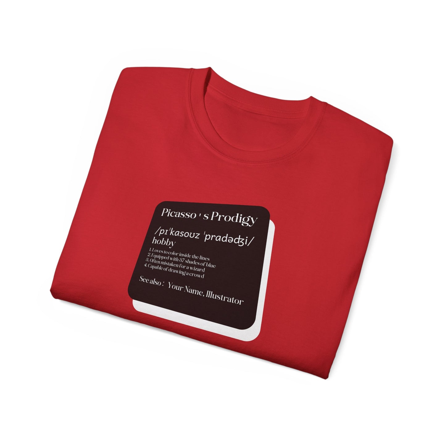 T-shirt for drawing - Picasso's Prodigy Drawing Enthusiast Tee