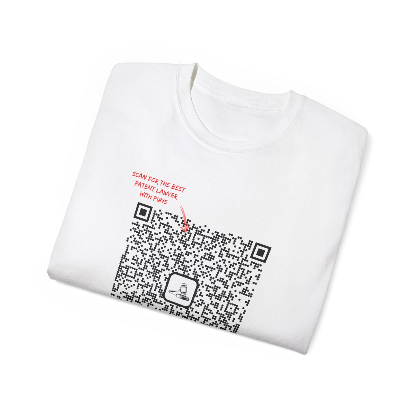 T-shirt for a patent lawyer - Scan for the Best Patent Lawyer – Where Humor Meets Networking!