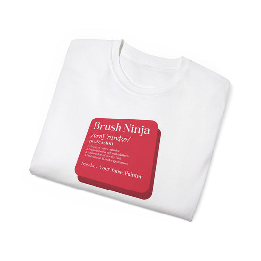 Brush Ninja: House Painter Humor Tee for Color Confusion Lovers