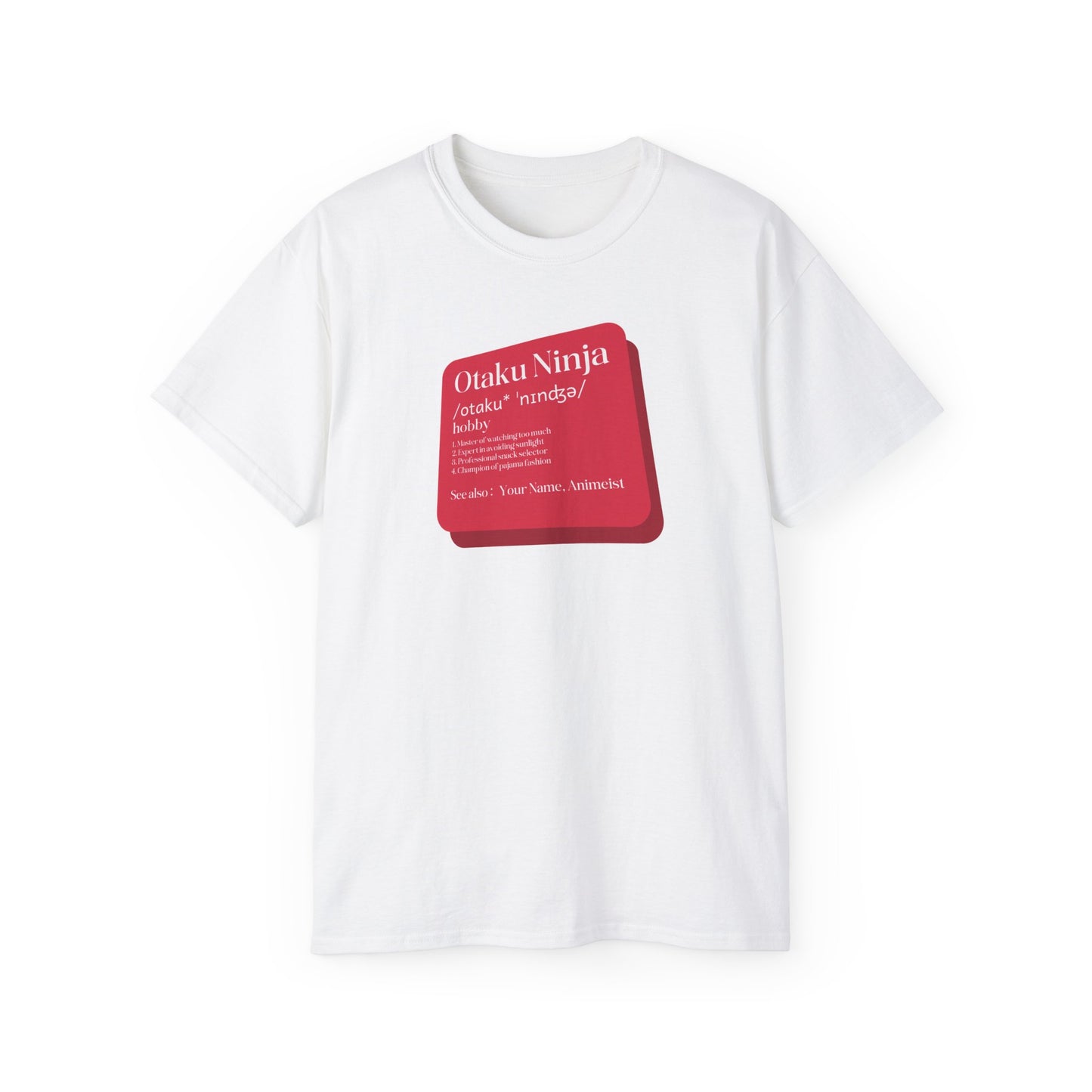 T-shirt for Anime and Manga - Otaku Ninja: Anime and Manga Master of Watching Too Much Tee