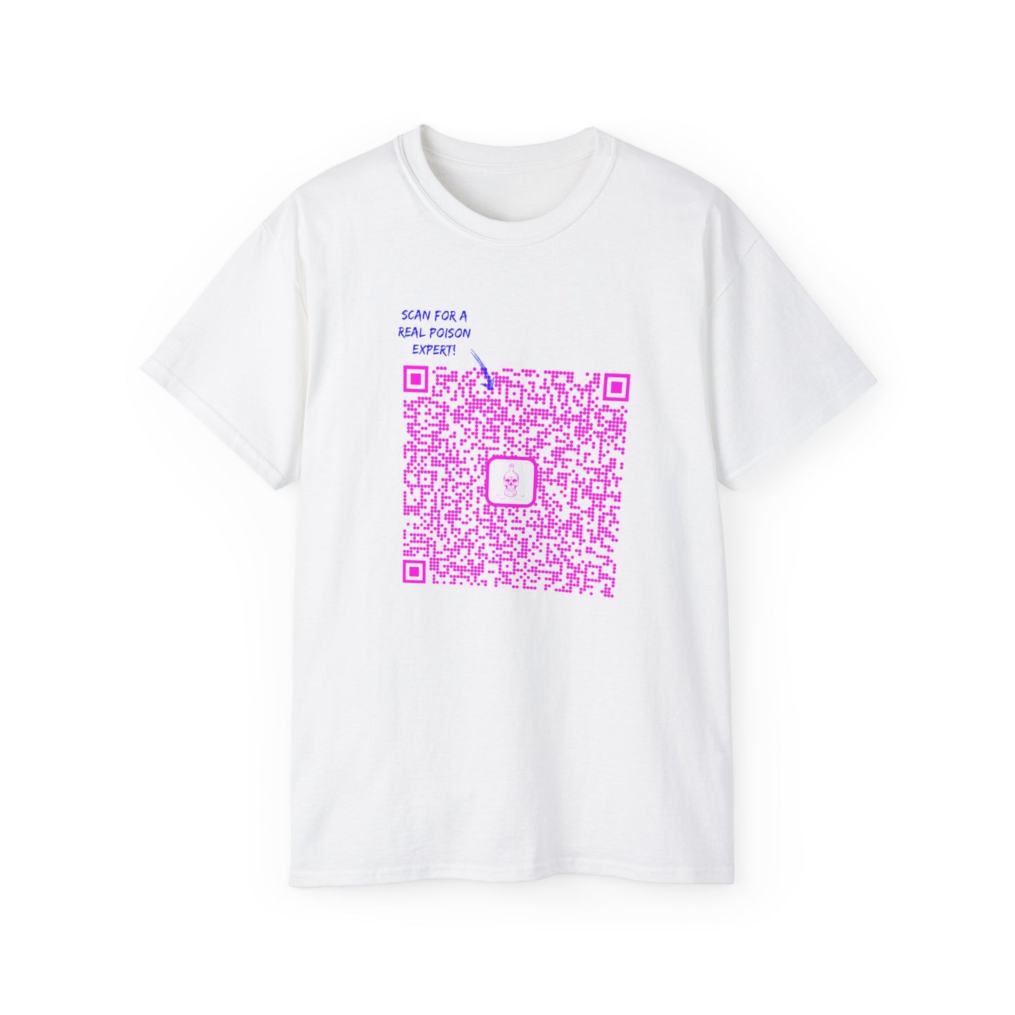T-shirt for toxicologist - Scan for a real poison expert! Toxicologist T-Shirt for Social Networking
