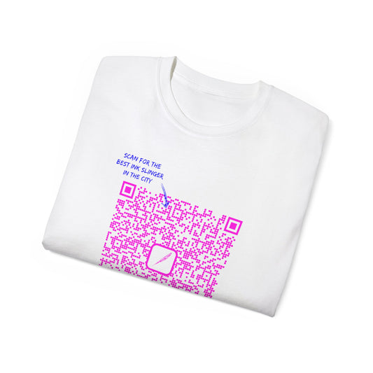 T-shirt for a calligrapher - Scan for the Best Calligrapher in the City: Ink Master Edition