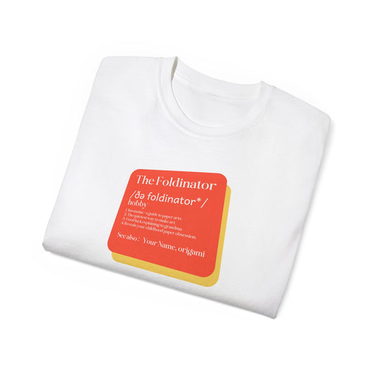 T-shirt for origami - The Foldinator: Quietly Crafting Origami Fun