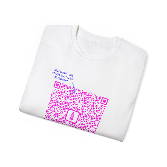 T-shirt for a locksmith - Unlocking Your Hearts and Doors: Locksmith QR Code Shirt