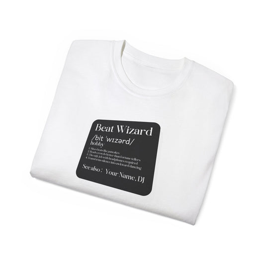 Beat Wizard DJing Humor T-Shirt - Perfect for Party Starters