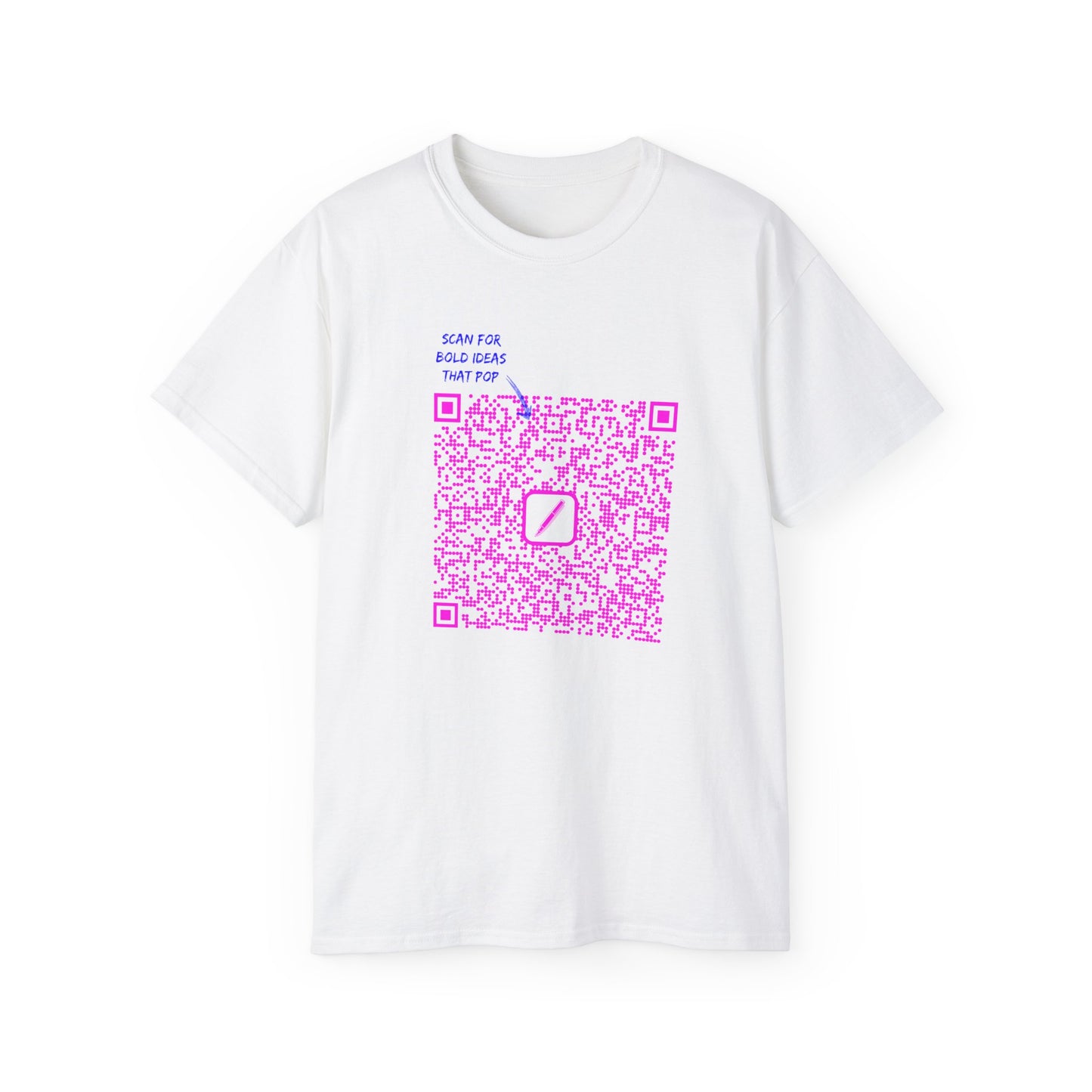 T-shirt for a Graphic Designer - Scan for Graphic Designer Magic – Personalize Your Style!